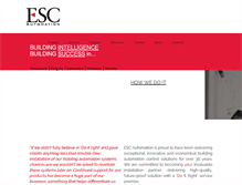 Tablet Screenshot of escautomation.com